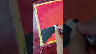 Drawing oil pestle scenery artshorts [upl. by Anaj158]