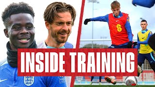 Palmer The Rondos King DJ Grealish amp Trent v Kane Speed Test  Inside Training  England [upl. by Fradin201]