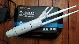 COMFAST CFEW73 Outdoor Wifi Antenna Unboxing tagalog [upl. by Buell502]