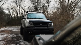 Installing A No Drill Roof Rack On My 1998 Toyota Tacoma Extended Cab [upl. by Ahsineg266]