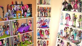 Monster High ♥ COLLECTION UPDATE SAMMLUNG ♥ 45 OVER 200 DOLLS by MonsterHighDM [upl. by Yuria512]