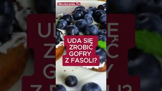 Uda się zrobić GOFRY z fasoli Proste czekoladowe i odżywcze skutecznietv przepis jedzenie [upl. by Dnalrah]