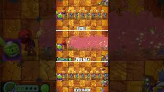 PvZ 2  Plants Vs Zombies 2  Plants LEVEL 1 vs LEVEL MAX vs LEVEL 100  3 shorts [upl. by Oliva745]