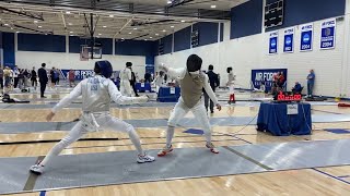 EDISON Ansel vs VAGGALIS Denny  US Air Force ROCRJCC Div IA Mens Foil [upl. by Pan949]