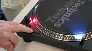 Technics SL1200 Mk7 trick for reverse play [upl. by Player]