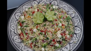 FRISSE COUSCOUS SALADECOUSCOUS SALADIKRAMEBOUUDELICOUS [upl. by Sirred276]