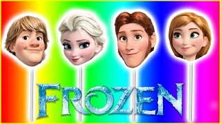 Frozen Disney Elsa Anna Hans Kristoff Olaf Finger Family Nursery Rhymes Lyrics Kids Songs [upl. by Hannahsohs971]