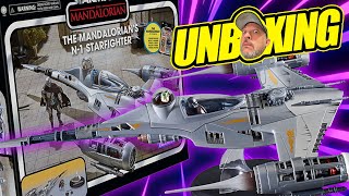 N1 STARFIGHTER THE MANDALORIAN  UNBOXING Y REVIEW [upl. by Reisman]