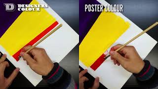 Nicker Colour Comparing Designer Gouache and Poster Colour [upl. by Ahselat]