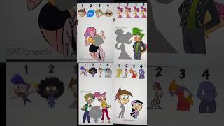 Guess real face of Cosmo and Wanda  the fairly odd parents puzzle  2 art thefairlyoddparents [upl. by Nywnorb]