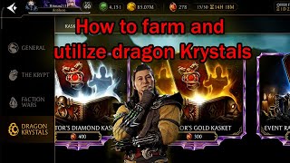 How to farm and utilize Dragon Krystals in MK Mobile [upl. by Magnolia]