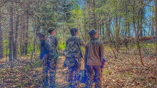 Hunter with his 1st Tennessee gobbler Hooked for life turkeyhunting cantstoptheflop [upl. by Carpet]