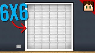 How To Build a 6X6 PISTON DOOR Minecraft Bedrock 121 Tutorial [upl. by Ykcaj83]