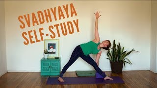 SVADHYAYA – selfstudy Yoga Philosophy in Practice [upl. by Caresse975]