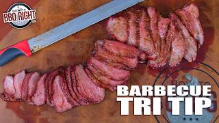 Smoked Tri Tip Barbecue Style [upl. by Anaidiriv]