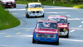 Alfa Romeo Giulia TI on Swiss Alpine Circuit  Lenzerheide Motor Classics 2022 [upl. by Atims]