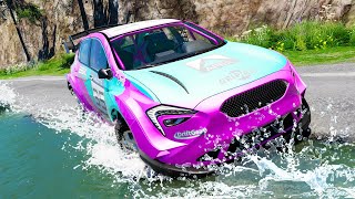 ESCAPE The Flood But Escaping Is IMPOSSIBLEnearly  BeamNG Drive [upl. by Bakerman887]