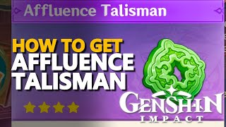 How to get Affluence Talisman Genshin Impact [upl. by Rachaba]