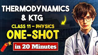 KTG amp THERMODYNAMICS ONE SHOT Quick Revision  Class 11 Physics ONE SHOT NEET 2025 [upl. by Issak42]