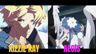 Guilty Gear Strive Kizzie Kay Ain VS Aegis Dizzy High Level Gameplay [upl. by Ydnih]