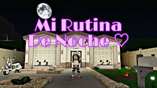 Mi Rutina de Noche en Bloxburg  Mooli [upl. by Desireah]