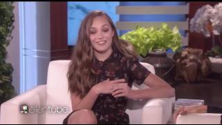 Maddie Ziegler talks about Sia on The Ellen Show 2017 HD [upl. by Jerrol135]