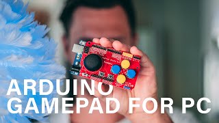 DIY PC GAMEPAD WITH ARDUINO [upl. by Kinson]