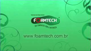 Foamtech  Palmilhas em espuma biolátex [upl. by Haleehs]