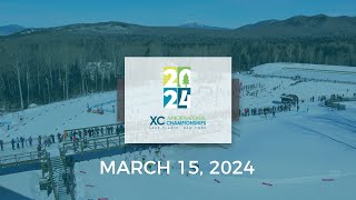 Friday March 15 2024 USSS XC Junior National Championships Lake Placid [upl. by Masera]