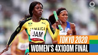 Womens 4x100m Final 🏃‍♀️  Tokyo Replays [upl. by Hyacinth386]