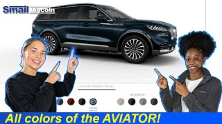 Every Exterior amp Interior Color on the 2021 Lincoln Aviator Reserve  Smail Lincoln [upl. by Trinity]