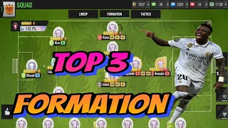 Top 3 Formation and Tactics in Top Eleven 2025 [upl. by Reldnahc]