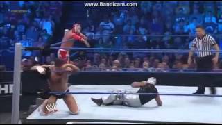 sin cara and rey mysterio vs cody rhodes and the miz wwe smackdownseptember 72012 [upl. by Naima726]