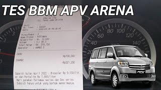 Tes konsumsi BBM APV Arena 2008 [upl. by Otrebla]