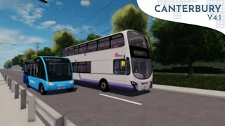 First Look At The Canterbury V41 Update  Roblox Bus Simulator [upl. by Emil]