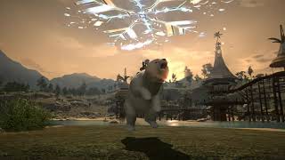 Final Fantasy XIV Polar Bear Mount Crystal Ice Action [upl. by Iralav]