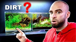 DIRT BETTER THAN AQUA SOIL low tech planted aquarium  MD FISH TANKS [upl. by Damle]