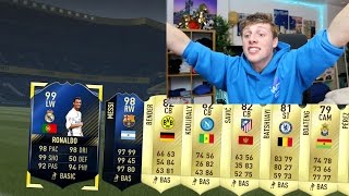 TOTY RONALDO  TOTY MESSI IN THE SAME PACK OPENING  FIFA 17 [upl. by Aretahs]