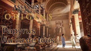 Assassins Creed Origins  Papyrus 1125  Au vu de tous  In plain sight MEMPHIS [upl. by Barden]