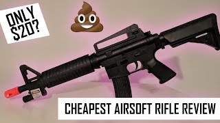 Worst 20 airsoft rifle you can find  UKARMS M16C [upl. by Talbott]