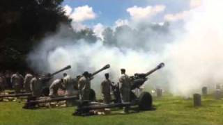 21 gun salute howitzer [upl. by Catha828]