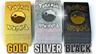 Opening Pokemon cards  GOLD  SILVER  BLACK [upl. by Mail571]