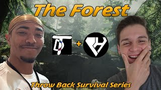 Throw Back Survival Game The Forest With Friends and Finishing With Warzone [upl. by Medardas]