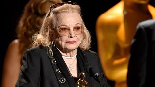 Gena Rowlands known for The Notebook dies at 94 after Alzheimers battle family says [upl. by Iggy78]