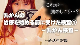 乳がんの治療を始める前に受けた検査①ー乳がん検査ー妊活中39歳 [upl. by Amalie]