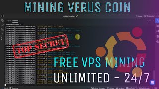 Cara Mining Verus Coin di VPS Gratis Unlimited Full Access Root 15 GB RAM  4 CPU 247 [upl. by Ocirrej542]