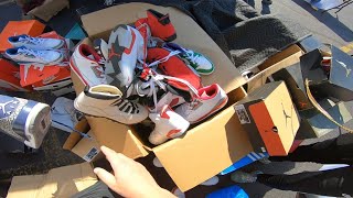 SPENDING OVER 1000 ON SNEAKERS AT THE FLEA MARKET [upl. by Yvi]