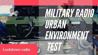 Military radios in urban location  4m 6m 80m  Clansman PRC 320 Racal Cougar Czech RF10 [upl. by Sidonie]