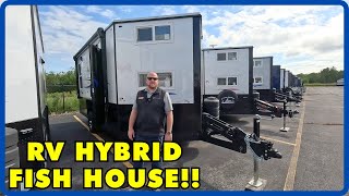 RV Hybrid Fish House 2025 Ice Castle Fish Houses RV Edition II [upl. by Delores]