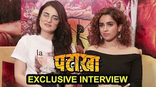 EXCLUSIVE I Sanya Malhotra And Radhika Madan On Their Upcoming Movie Pataakha [upl. by Adliwa229]